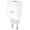 СЗУ 1USB + Type-C Hoco C80A PD20W+QC3.0 White